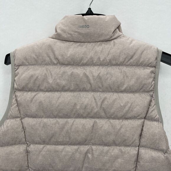 Eddie Bauer EB650 Goose Down Puffer Vest Women's Medium Beige Outdoor Travel - Picture 9 of 11